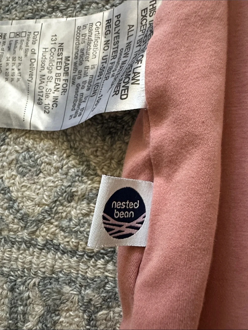 Nested Bean Zen Sleepsack size medium 6-18 months